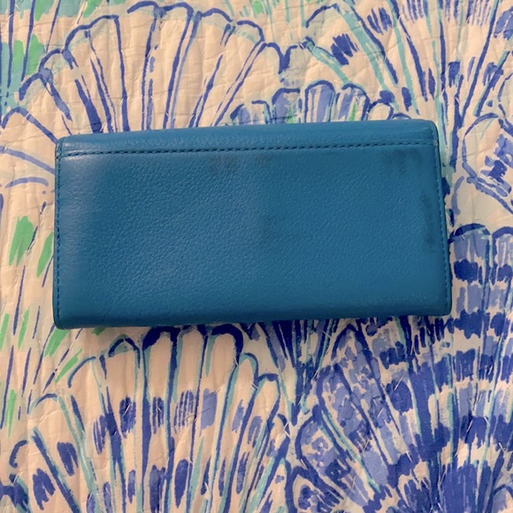 Blue Michael Kors continental wallet - Picture 2 of 7